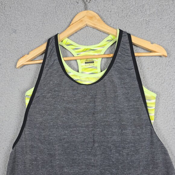 Nike Dri-Fit Racerback Tank Top with Sports Bra Large Loose Athleisure 643314 - Picture 4 of 10